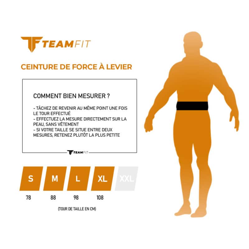 CEINTURE DE FORCE À LEVIER - TeamFit