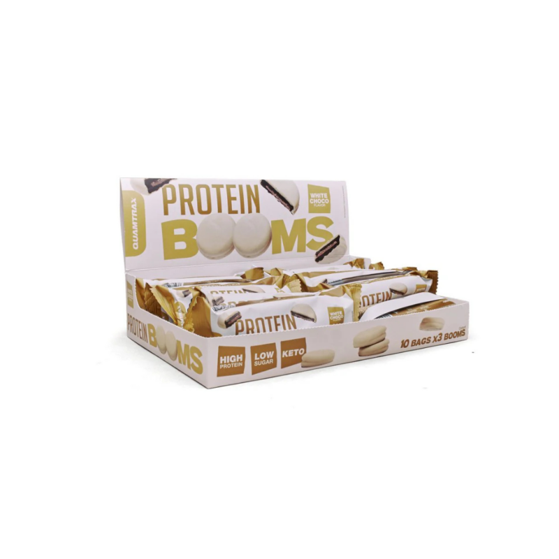 protein booms chocolat blanc - quamtrax