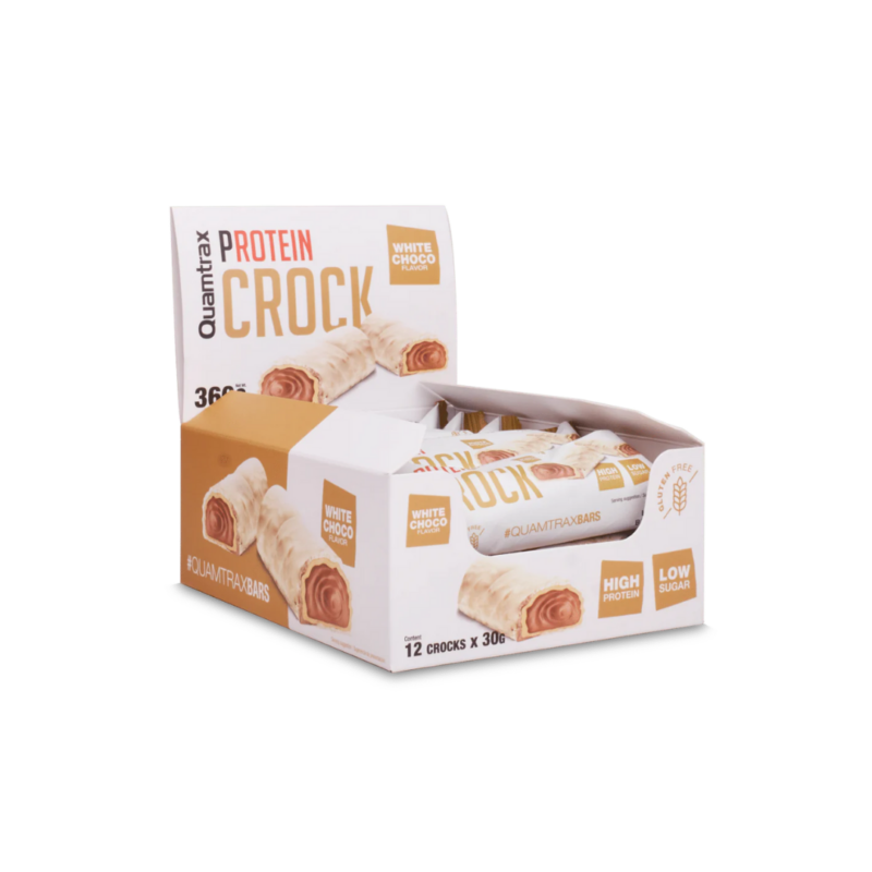 protein crock chocolat blanc - quamtrax